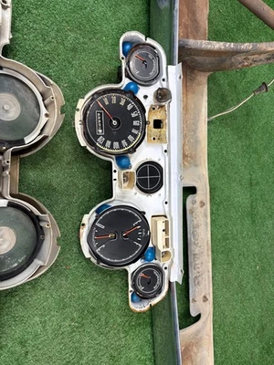 68 Ford Mustang instrument cluster, C8ZZ-10838-A, USED CORE RUSTY aftermarket - Image 1 of 4