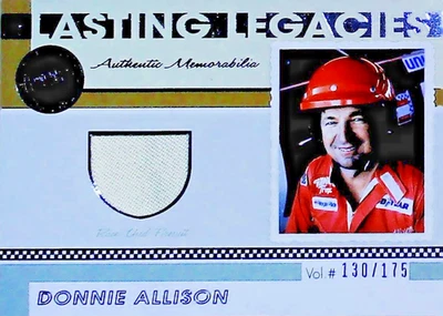 2011 Press Pass Legends Lasting Legacies Relic #LL-DA2 Donnie Allison 130/175 - Image 1 of 2