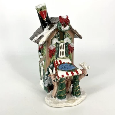 Blue Sky Clayworks H. Goldminc Comet Vixens Cozy Hotel Tea Light Candle Holder - Image 1 of 4