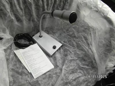 Dyn. Tischmikrofon Schwanenhals Verstärkermikrofon - Bild 1 von 4