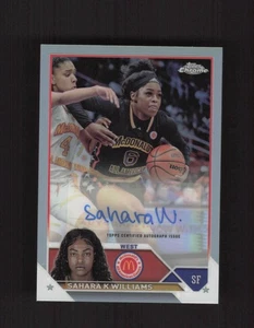 2023 Topps Chrome McDonald's #CA-SW Sahara Williams AUTO - Bild 1 von 2
