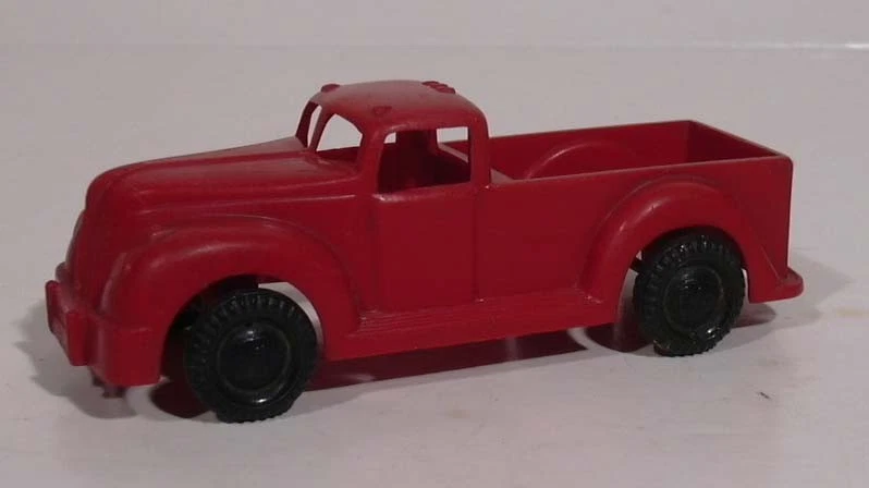 Ideal #7 красный пластиковый пикап Ford 1940-х годов - Изображение 1 из 1