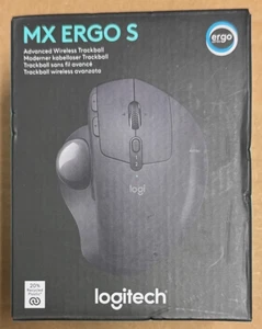 Logitech MX ERGO S Wireless Trackball Bluetooth Mouse, Graphite NEW BOXED SEALED - Picture 1 of 1