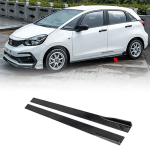Para Honda EX LE Base 78.7"" Negro Brillante Falda Lateral Extensión Winglet Balancín Nuevo - Imagen 1 de 10