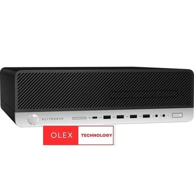 HP EliteDesk 800 G4 SFF Intel i5-8500 8GB RAM 240GB SSD Win 11 Pro  3x M.2 slots - image 1 of 2