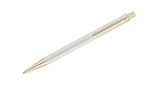 Waldmann, bolígrafo, pluma, plata esterlina ECO, grano guilloché, oro - Imagen 1 de 1