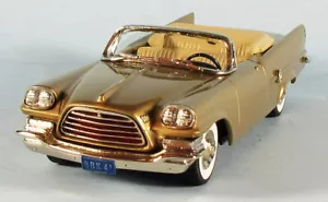 BROOKLIN 1959 Chrysler 300E Conv. (Gold Met.) 1/43 Scale Diecast Model MINT NEW! - Picture 1 of 8