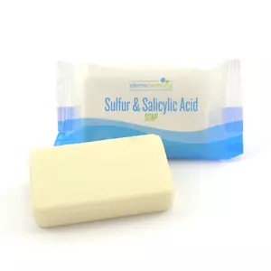 Sulfur and Salicylic Acid Bar Soap - DermaHarmony 3.7 oz - One Bar (Made in USA) - Picture 1 of 3