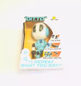 Ditto Mini sprechende Roboter für Kinder-Roboter Sprachwechsler Spielzeug mit verstellbarem Körper, BLAU - Bild 1 von 7