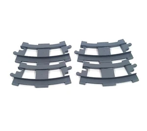 Lego Duplo Train Track 4 Curved Rails For Thomas And Friends Lot Of 4 - Picture 1 of 2