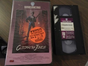 WARNER CLAMSHELL VHS CLEOPATRA JONES EX-RENTAL ACTION 1973 DRUGS WOMEN DOBSON - Picture 1 of 2