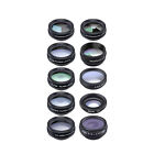 Phone Camera Lens With Fisheye Wide-Angle CPL Zoom Star Radial&Flow Filter G
