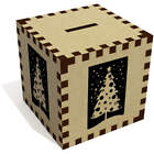 'Christmas Tree In Snow' Money Box / Piggy Bank (Mb00099238)