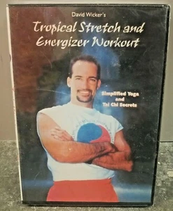 David Wicker Tropical Stretch & Energizer Workout Simple Yoga & Tai Chi DVD NIB - Picture 1 of 3