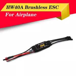 Controlador de velocidad 40A ESC sin escobillas para helicóptero multicóptero dron cuadricóptero - Imagen 1 de 9