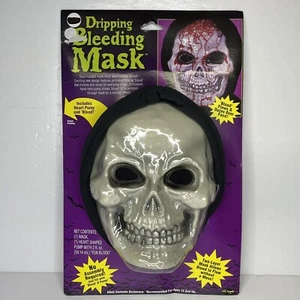 Máscara sangrante por goteo de Halloween segadora de cráneos de Fun World - Imagen 1 de 11