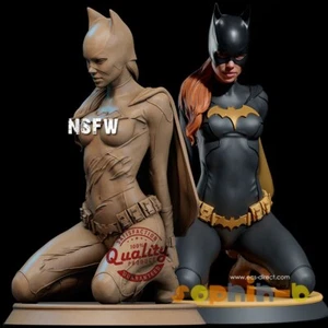 Batgirl NSFW Batwoman Resin 1:4 Model Kit Unpainted 3d Print GK Statue Figure - Picture 1 of 9