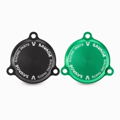 Tapa de cubierta de filtro de aceite de motor CNC para KAWASAKI KLX 140/L/G KLX140L KLX140G 18-23 Foto 1 de 4