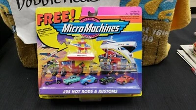 NIB HOT RODS & KUSTOMS #25 MICRO MACHINES WILLY'S MERCURY FORD CHEZOOM CADZILLA - Image 1 of 4