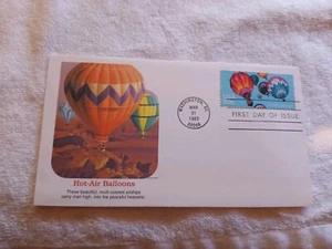 U.S-(-1983-)-HOT-AIR BALLOONS-FLEETWOOD-FDC - Picture 1 of 2