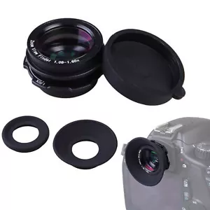 1.08x-1.60x Zoom Viewfinder Eyepiece Magnifier for Nikon D60 D80 D90 D300 Camera - Picture 1 of 7