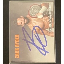 Zack Ryder #2 MWFP Major Wrestling Figure Podcast Card Auto Autograph