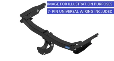 Barra de remolque de brida fija Towtrust + bola de remolque y cableado liso 7P para BMW X5 SUV 2013-18 Foto 1 de 4