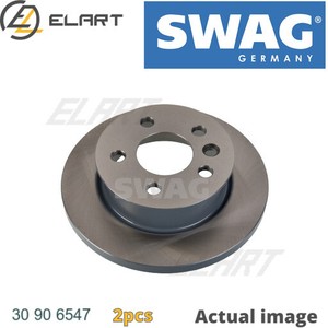 2X BRAKE DISC FOR VW TRANSPORTER/IV/Bus/CARAVELLE/MULTIVAN/T4/Mk/Van EUROVAN