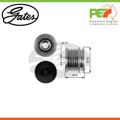 Polea alternador de desbordamiento GATES para Mercedes-Benz Sprinter 311 CDI (906) troquel Foto 1 de 4