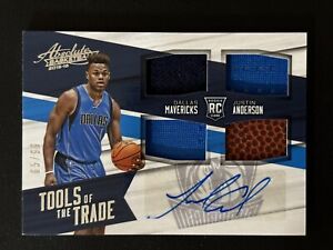 2015-16 Absolute Justin Anderson Tools of the Trade Auto RC Serial #/99 🔥🔥🔥