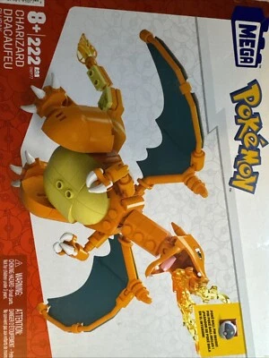 MEGA Construx Wonder Builders Pokémon Charizard - New In Box. - Image 1 of 2