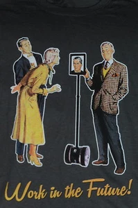 “Walk into the Future – Double Robotos” T-Shirt Crew/Promotional item(M) - Picture 1 of 4
