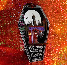 2005 DISNEY HAUNTED ATTRACTIONS PIN doom buggy haunted mansion glow RARE LIMITED