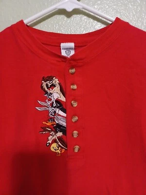 Vintage kids Looney tunes long sleeve t-shir Tweety Bugs Bunny Size M used As-Is - Image 1 of 4