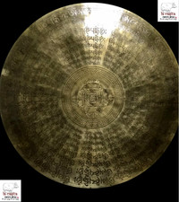 Big Tam Tam Temple Gong 60cm 5kg Meditation Chakra Therapy Mantra Carving Nepal 