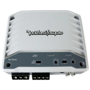 Rockford Fosgate M2-200X2 M2 200W 2-Channel Class-D Marine Audio Amplifier NEW - Picture 1 of 4