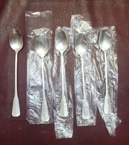 ** Colonial Artistry ** ONEIDA Stainless * 5 Ice Tea Spoons NEW - Picture 1 of 2