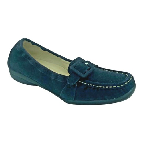 VANS Mocassini VAN DAL scarpe basse slip on scamosciate blu navy mocassini bassi da donna taglia 3 5 36 5