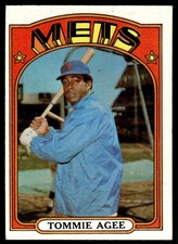1972 Topps Tommie Agee New York Mets #245