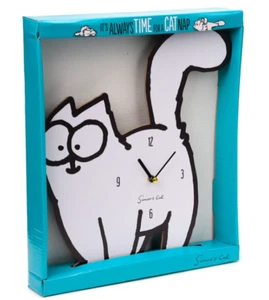 *NUEVO* Simons gato reloj de pared reloj de imágenes Simon ́s Cat - Imagen 1 de 3