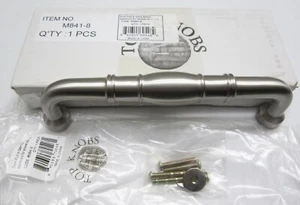 NEW Top Knobs NORMANDY 8" c-c HANDLE APPLIANCE DOOR PULL, Satin Nickel Finish - Picture 1 of 2