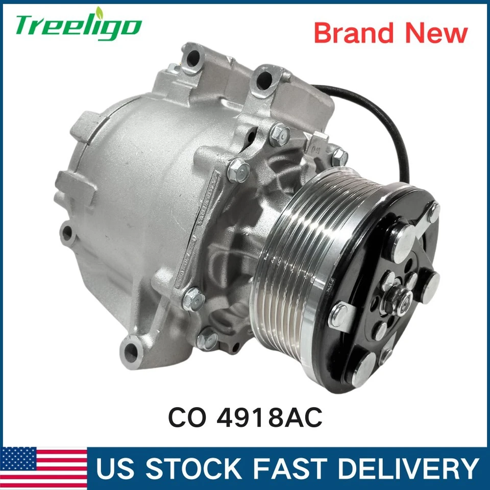 ECCPP A/c AC Compressor With Clutch for 2006-2011 Honda Civic 1.8l Co 4918ac