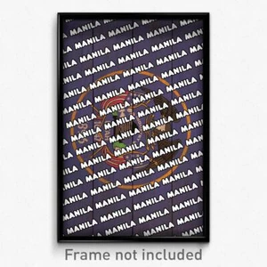 Manila Utah Poster (UT City Souvenir 11x17 Town Print) - Picture 1 of 1