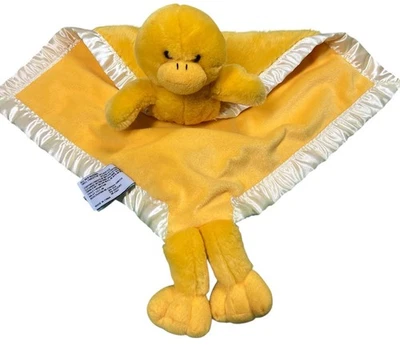 Baby Security Blanket My Banky Sarah Yellow Duck Duckie Plush Lovey - Image 1 of 4