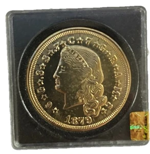 American Coin Treasures 1795 P Small 24kt Plated Gold Eagle $5 Proof #2 1/100 - Picture 1 of 8