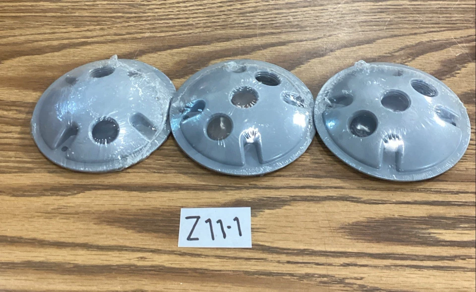 LOT OF 3 Mulberry 30377 Three 1/2” I.P.S. Holes Round Box Lamp holder Cover - Image 1 of 4