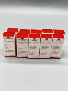 10 Pack - Clarins Super Restorative Remodelling Serum Lifts Replenishes - 0.1 Oz - Picture 1 of 4