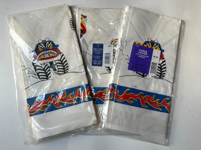 Set of 3 Vintage Ambassador 1990s Monster Truck Paper Party Table Cloths NOS - Image 1 of 4
