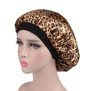 1Pcs Hair Satin Bonnet For Sleeping Shower Cap Silk Bonnet Bonnet Femme Women... - Picture 1 of 6