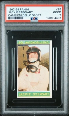 Panini Campioni Dello Sport #95 1967 Jackie Stewart PSA 2 bueno Foto 1 de 2